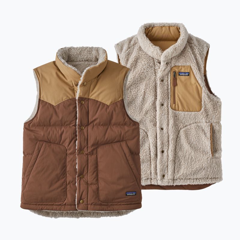 Vestă pentru bărbați Patagonia Reversible Bivy Down moose brown 8