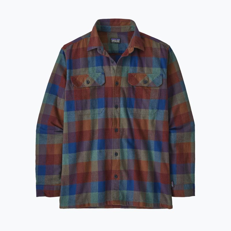 Tricou pentru bărbați Patagonia Organic Cotton MW Fjord Flannel guides/superior blue 4