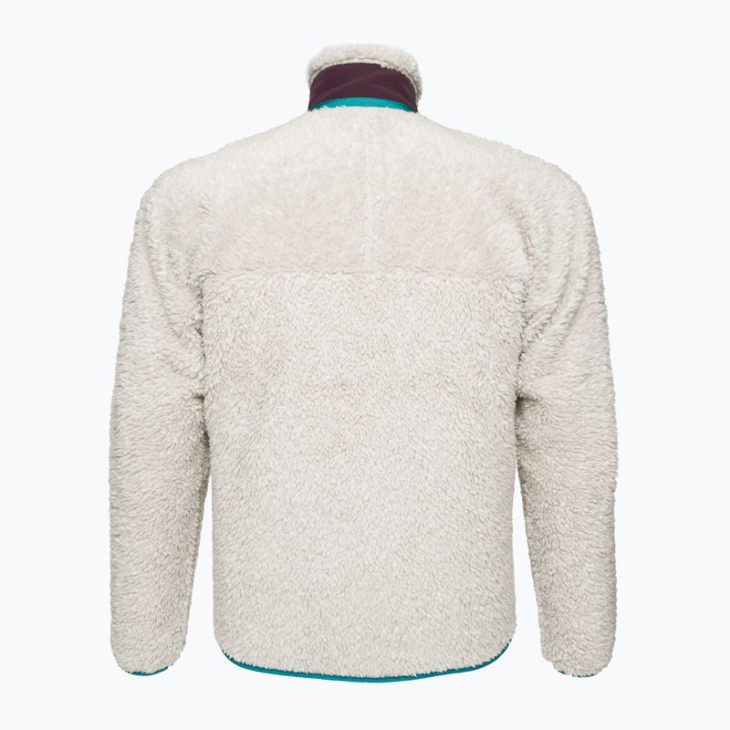 Bărbați Patagonia Classic Retro-X fleece sweatshirt natural w/obsidian plum 4