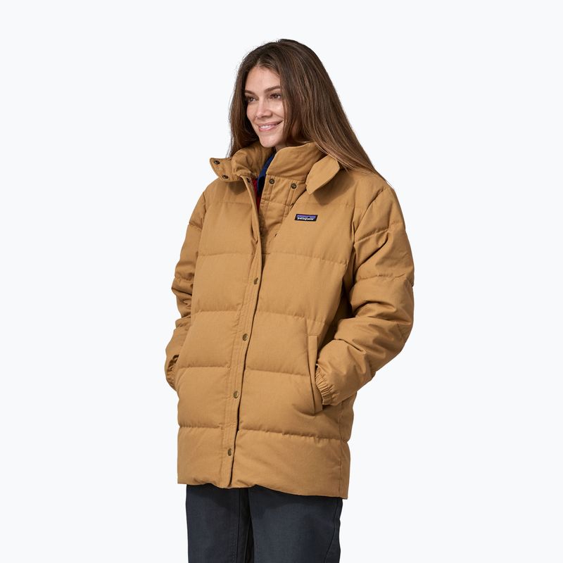 Palton cu puf pentru femei Patagonia Cotton Down Parka nest brown