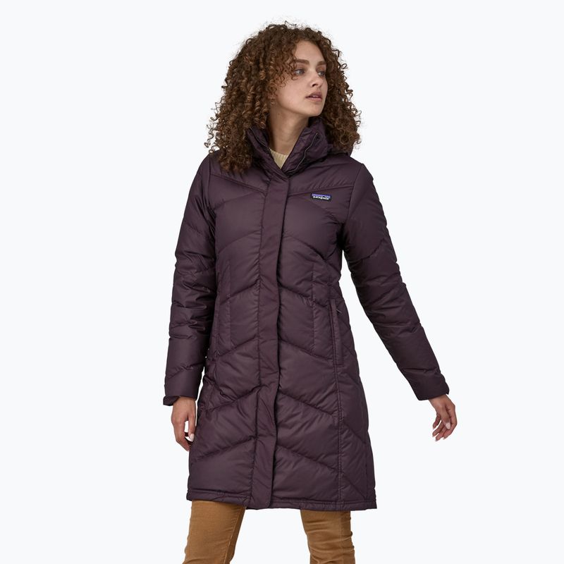 Palton cu puf pentru femei Patagonia Down With It Parka obsidian plum