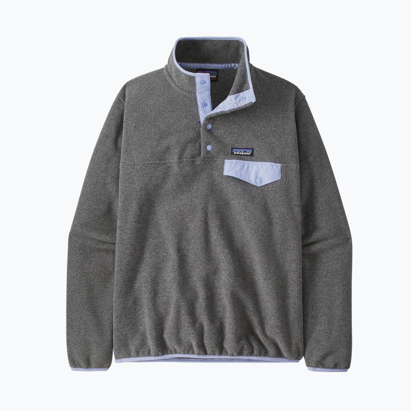 Patagonia pentru femei LW Synch Snap-T P/O nichel w / pale periwinkle fleece sweatshirt femeii 4