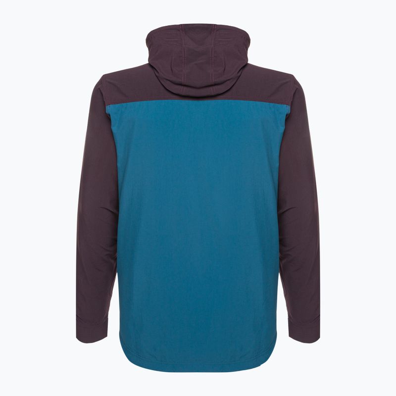 Geacă rezistentă la vânt pentru bărbați Patagonia Isthmus Anorak lagom blue 2