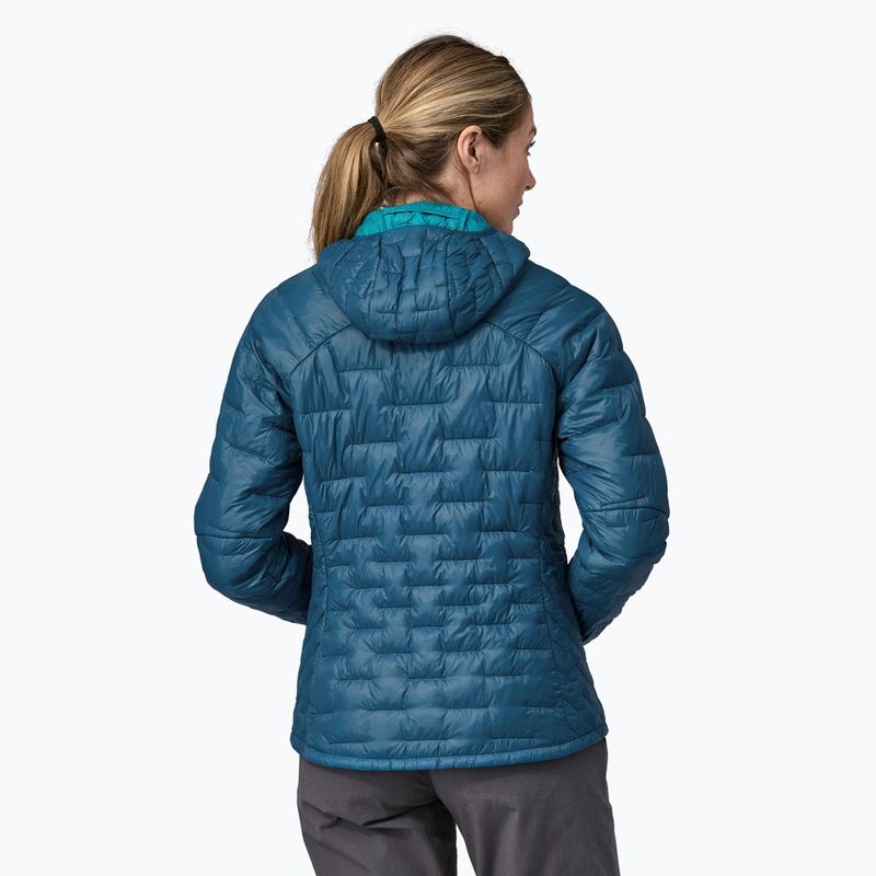 Geacă izolată pentru femei Patagonia Micro Puff Hoody lagom blue 2