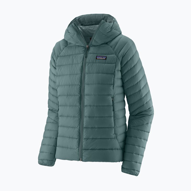 Pulover cu glugă cu glugă Patagonia Down pentru femei nouveau green 5