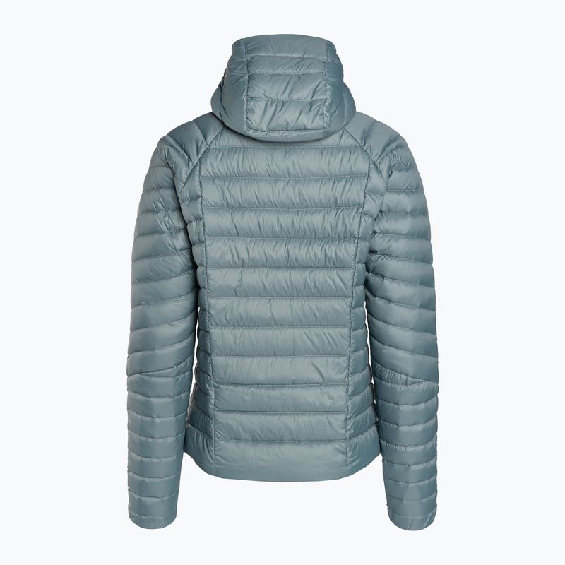 Pulover cu glugă cu glugă Patagonia Down pentru femei nouveau green 2