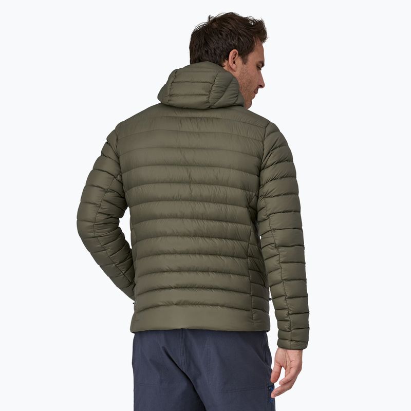 Geacă de iarnă pentru bărbați Patagonia Down Sweater Hoody basin green 2