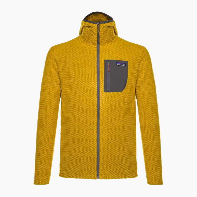 Bărbați Patagonia R1 Air Full-Zip fleece hanorac cosmic gold