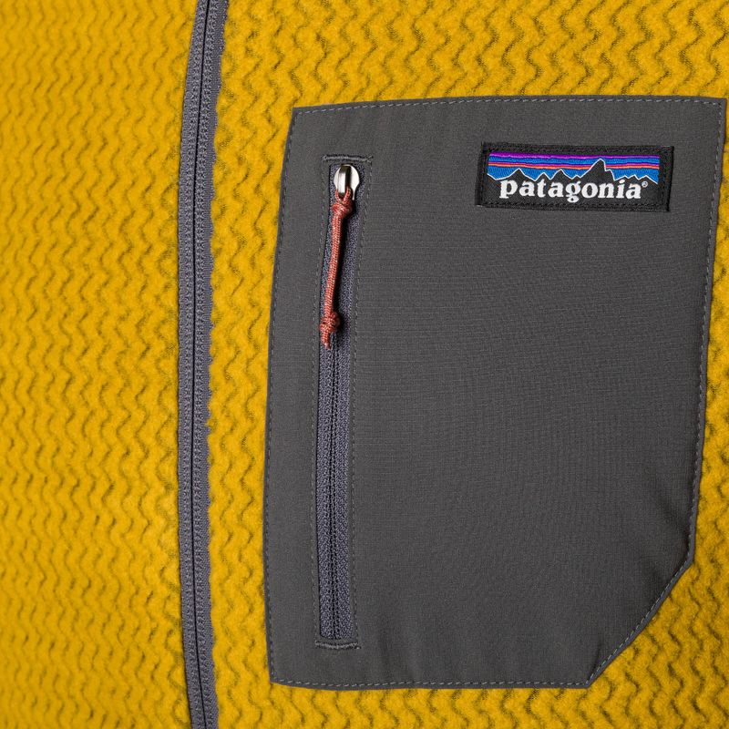 Bărbați Patagonia R1 Air Full-Zip fleece hanorac cosmic gold 3