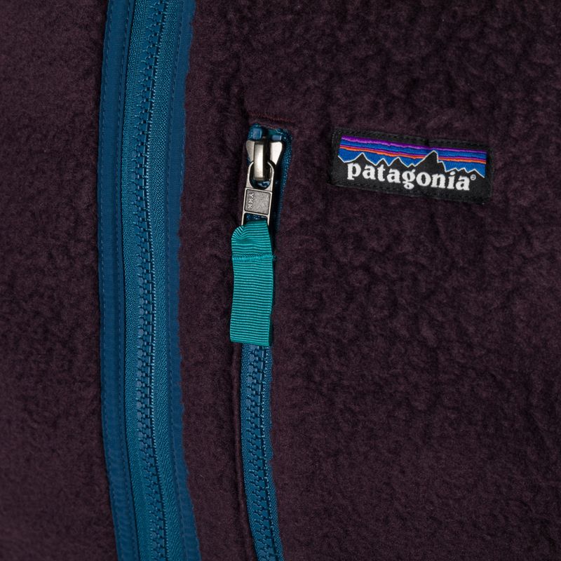 Vestă pentru bărbați Patagonia Retro Pile Fleece obsidian plum 3