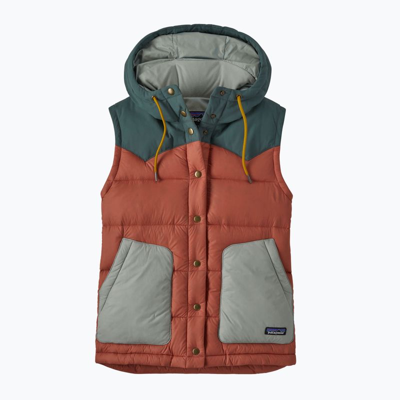 Patagonia pentru femei fără mâneci Bivy Hooded burl roșu 6