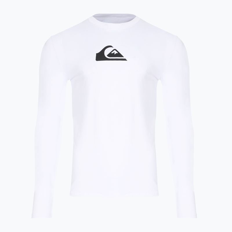Longsleeve de înot pentru bărbați Quiksilver Solid Streak white