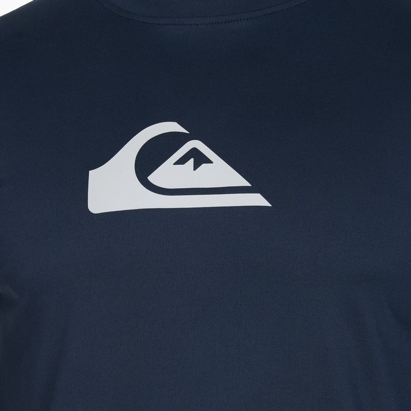 Longsleeve de înot pentru bărbați Quiksilver Solid Streak navy blazer/grey 4