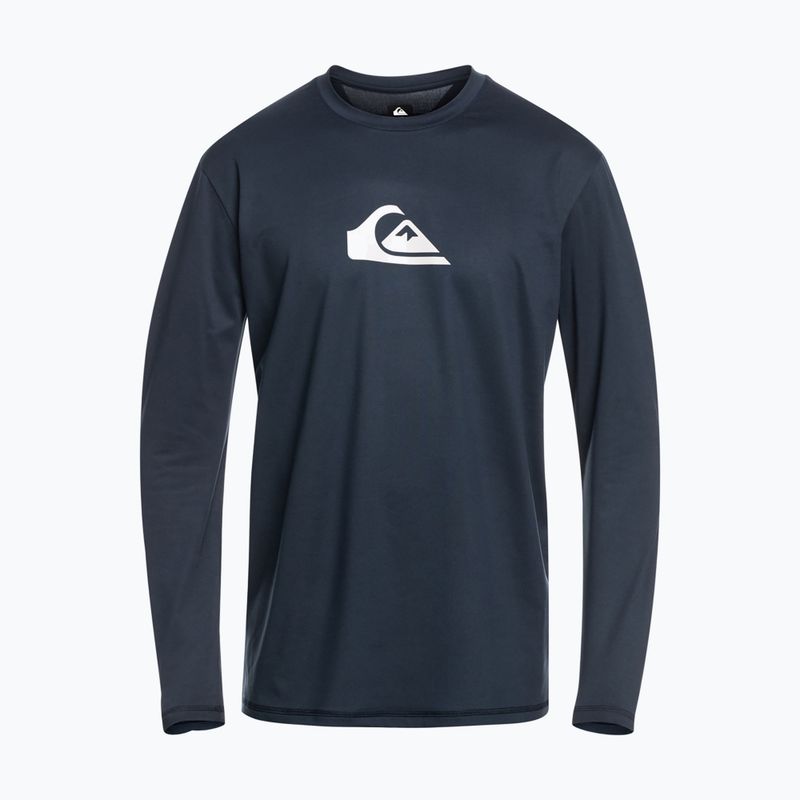 Longsleeve de înot pentru bărbați Quiksilver Solid Streak navy blazer/white