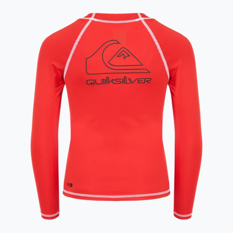 Longsleeve de înot pentru copii Quiksilver On Tour red 2