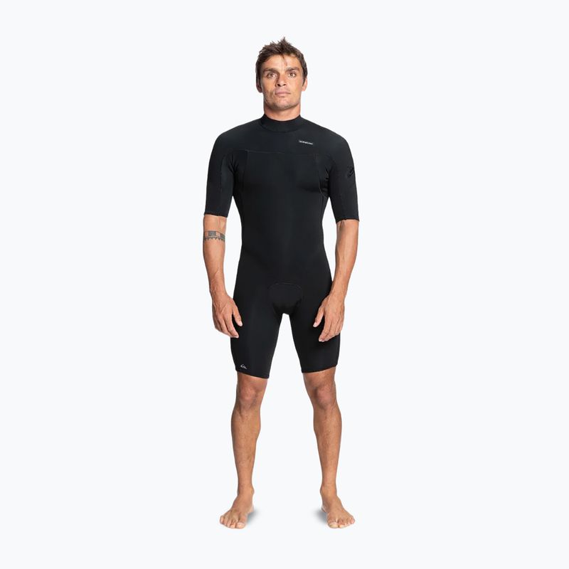 Costum de înot pentru bărbați Quiksilver Everyday Sessions 2/2 mm Back Zip Springsuit black
