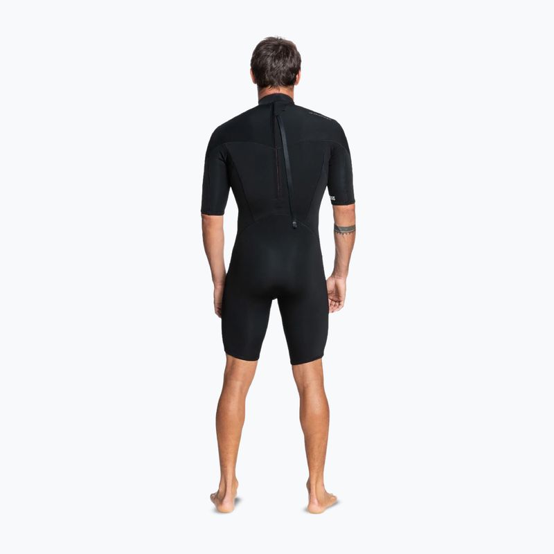 Costum de înot pentru bărbați Quiksilver Everyday Sessions 2/2 mm Back Zip Springsuit black 2
