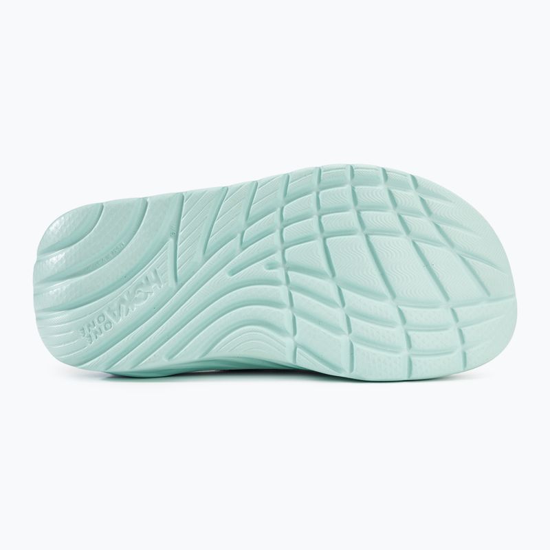 Papuci pentru femei HOKA Ora Recovery Slide 2 blue fog/blue glass 4