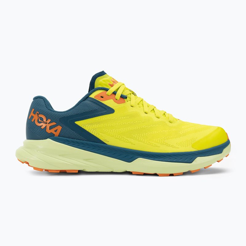 Pantofi de alergare pentru bărbați HOKA Zinal evening primrose/blue coral 2