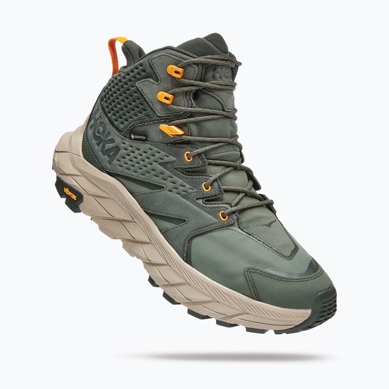 Cizme de trekking pentru bărbați HOKA Anacapa Mid GTX verde 1122018-TRYL 11