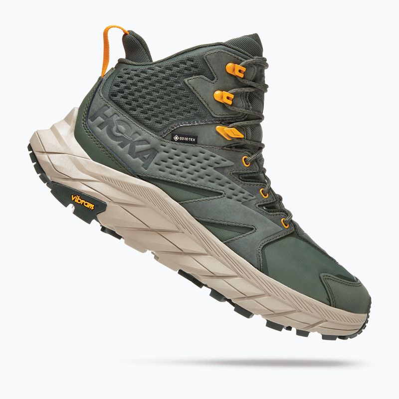 Cizme de trekking pentru bărbați HOKA Anacapa Mid GTX verde 1122018-TRYL 12