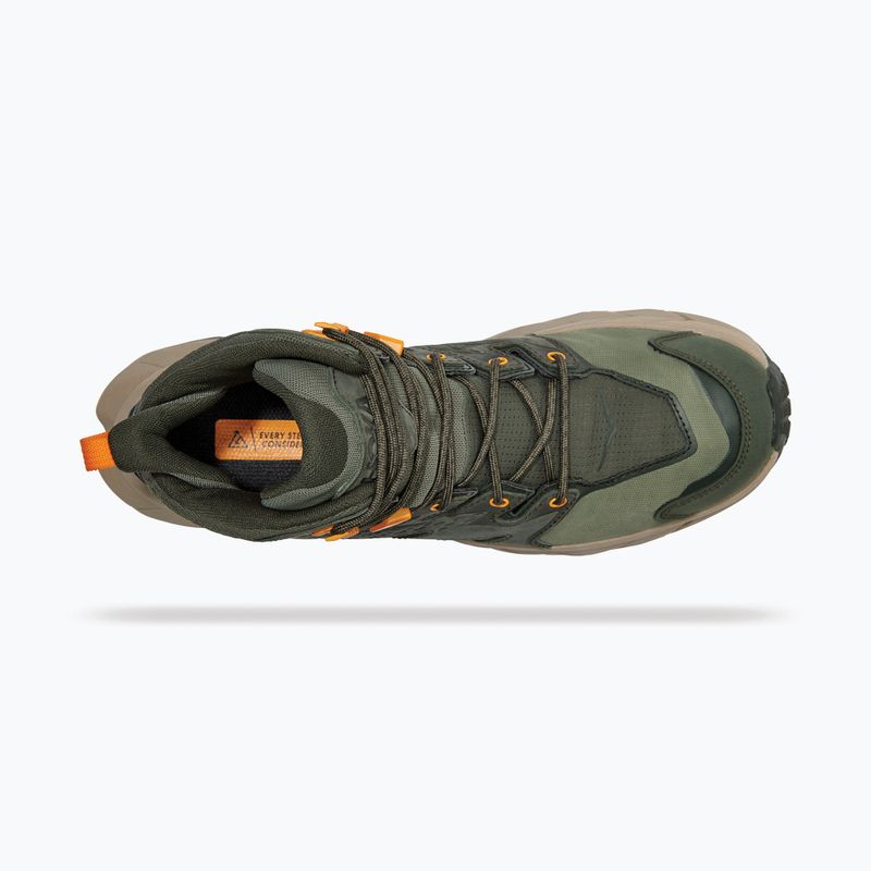 Cizme de trekking pentru bărbați HOKA Anacapa Mid GTX verde 1122018-TRYL 17