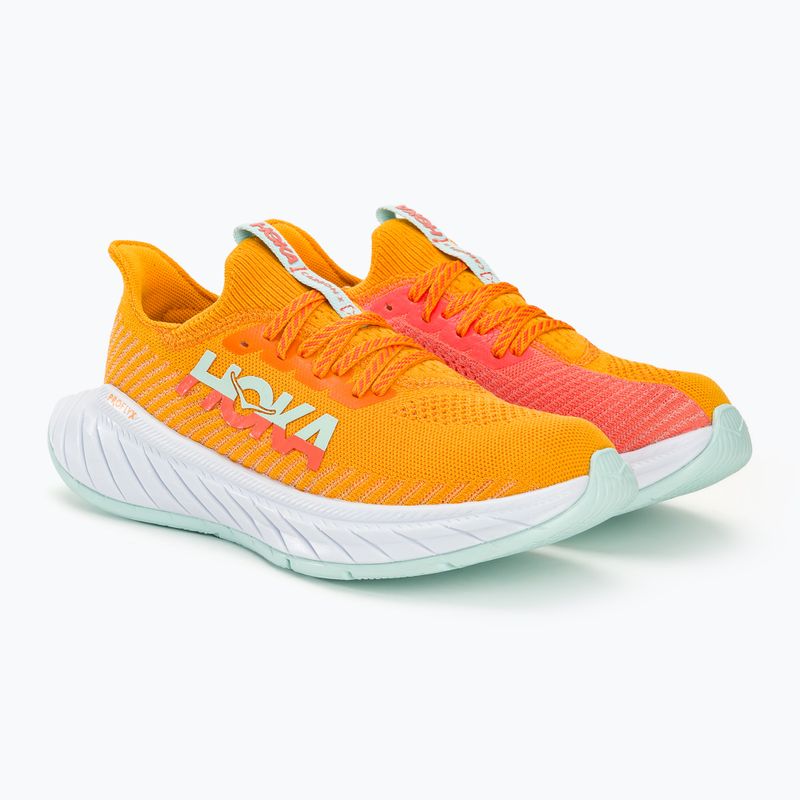 Încălțăminte de alergare pentru femei HOKA Carbon X 3 radiant yellow/camellia 5