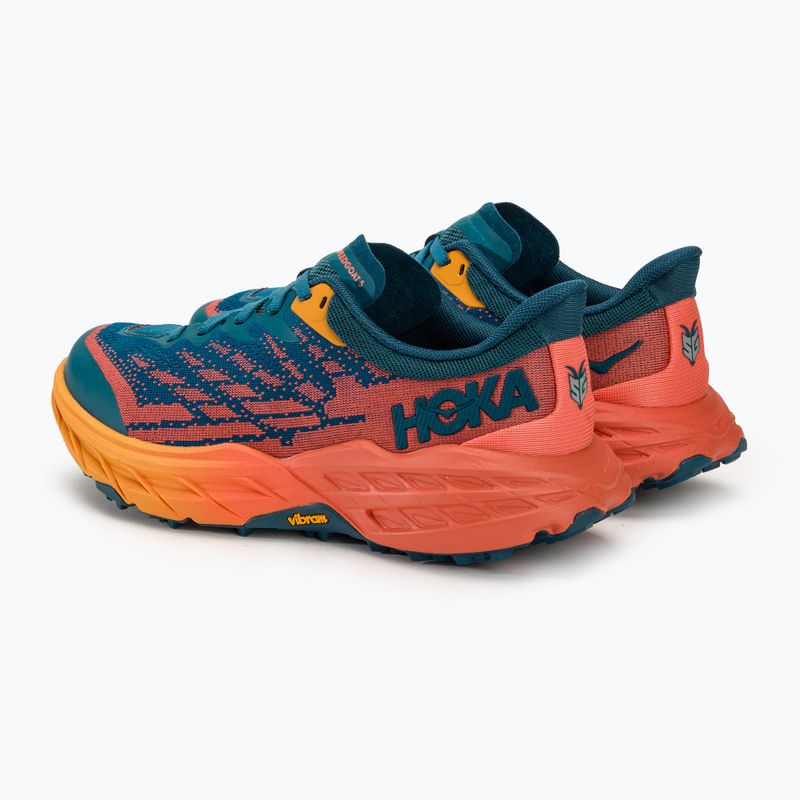 Încălțăminte de alergat pentru femei HOKA Speedgoat 5 Wide blue coral/camellia 3