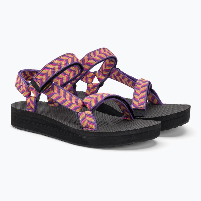 Teva Midform Universal retro geometric imperial palat imperial sandale de drumeție pentru femei 4