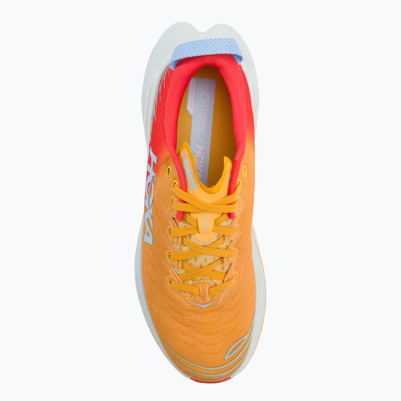 Încălțăminte de alergat pentru bărbați HOKA Bondi X fiesta/amber yellow 6