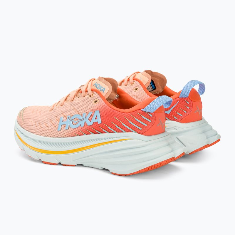 Încălțăminte de alergare pentru femei HOKA Bondi X caellia/peach parfait 4