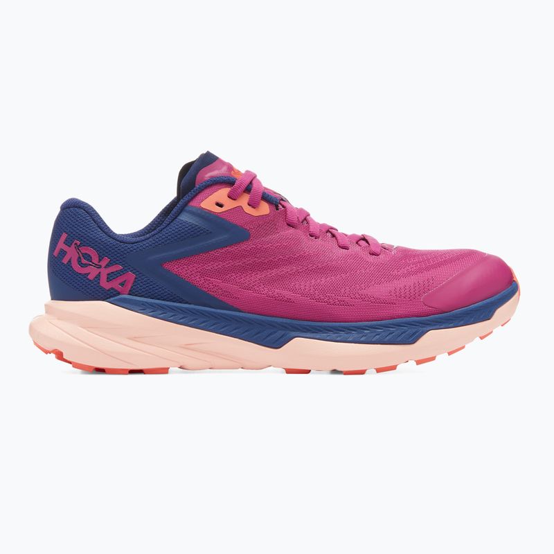 Pantofi de alergare pentru femei HOKA Zinal festival fuchsia/bellwether blue 7