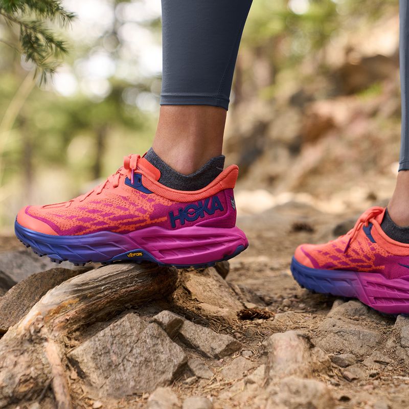 Pantofi de alergare pentru femei HOKA Speedgoat 5 portocaliu 1123158-FFCM 12