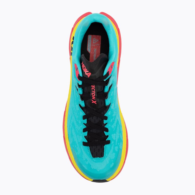 HOKA Tecton X, pantofi de alergare pentru bărbați, albastru scufundat/roz violet 6