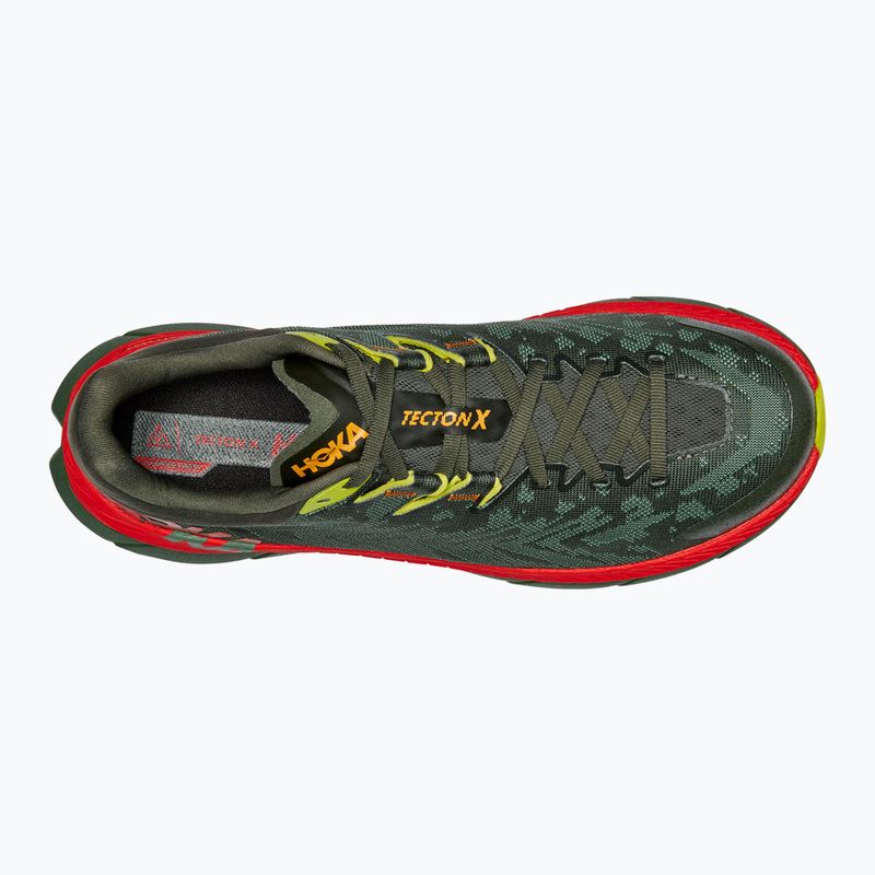 Pantofi de alergare pentru bărbați HOKA Tecton X thyme/fiesta 9