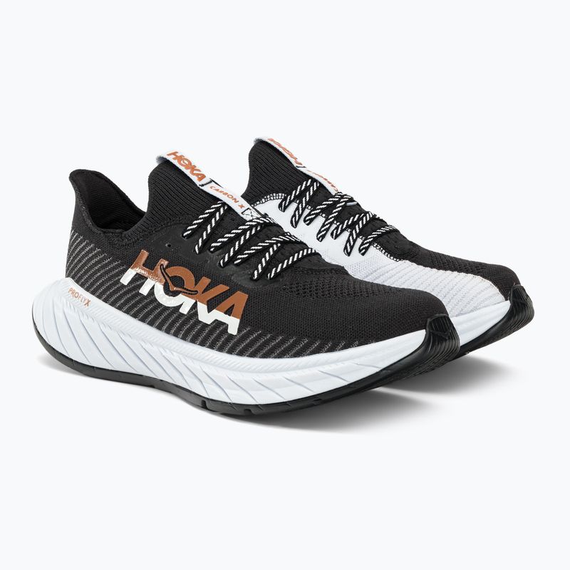 Pantofi de alergare pentru bărbați HOKA Carbon X 3 negru și alb 1123192-BWHT 3