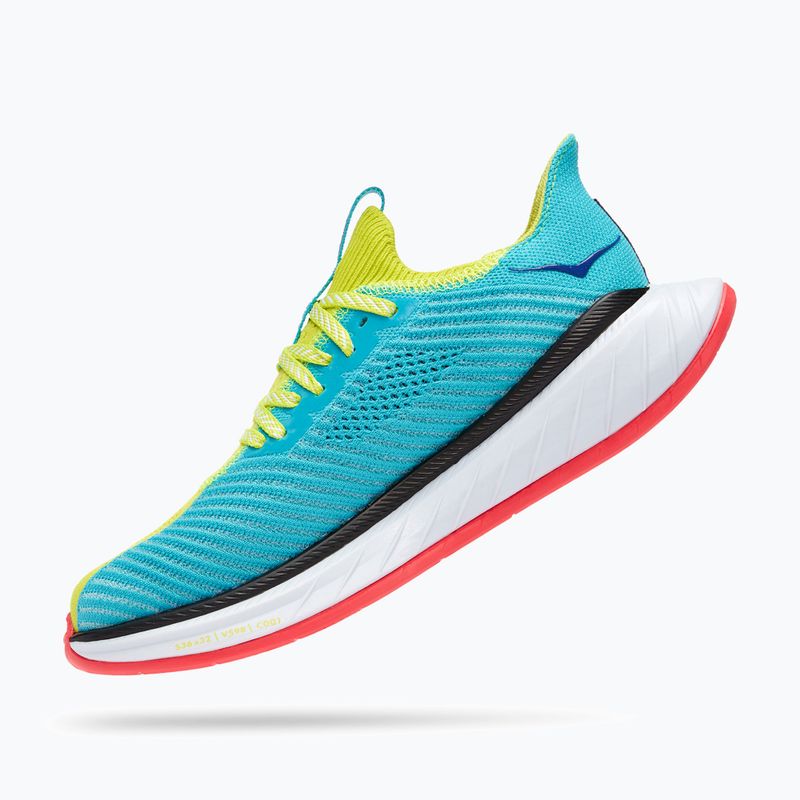 Încălțăminte de alergat pentru femei HOKA Carbon X 3 evening primrose/scuba blue 10