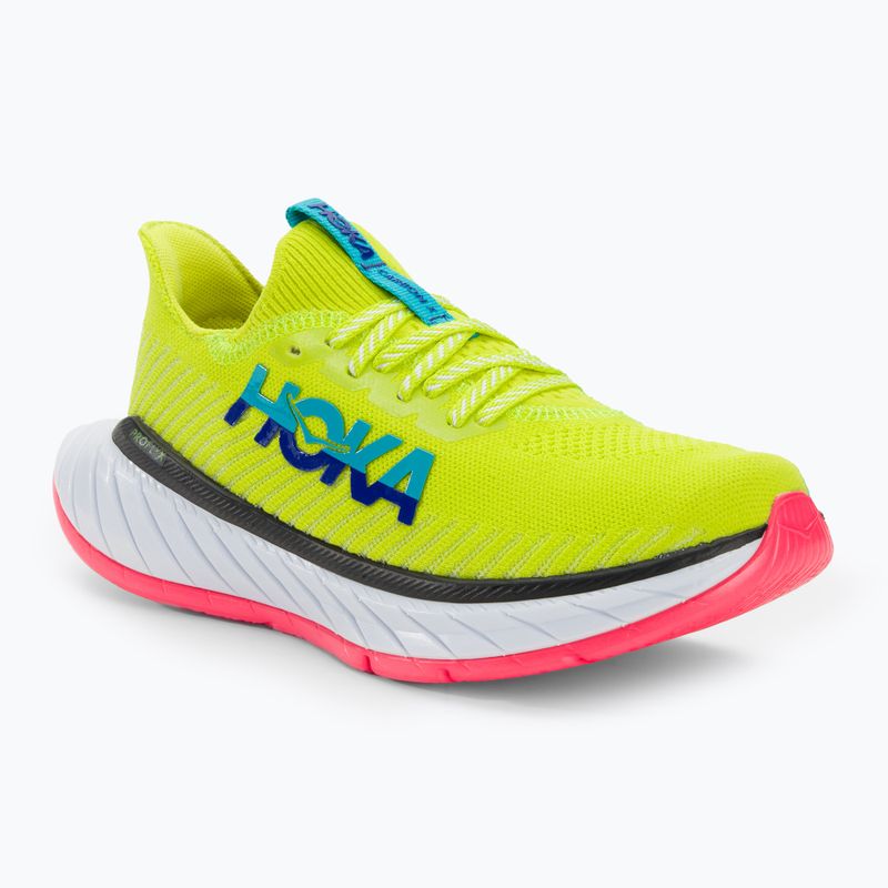 Încălțăminte de alergat pentru femei HOKA Carbon X 3 evening primrose/scuba blue