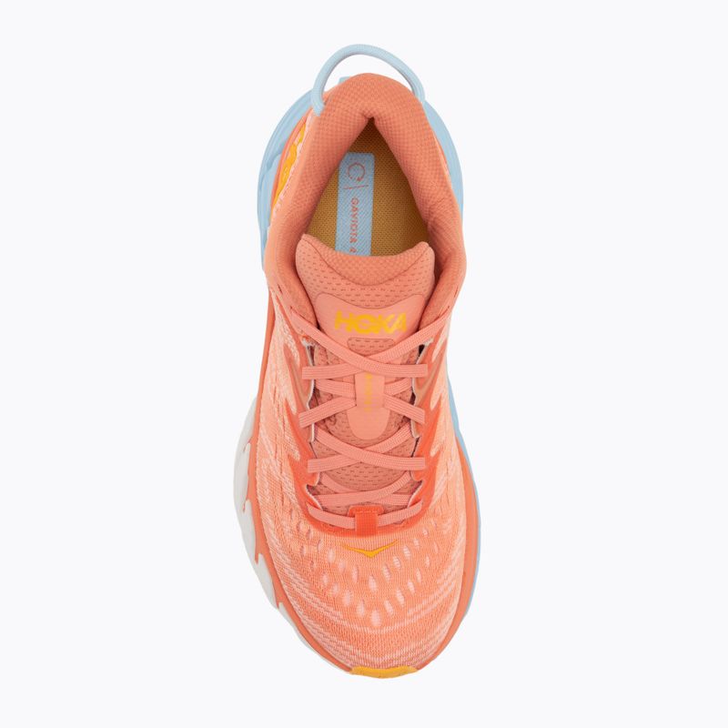 Pantofi de alergare pentru femei HOKA Gaviota 4 shell coral/peach parfait 6