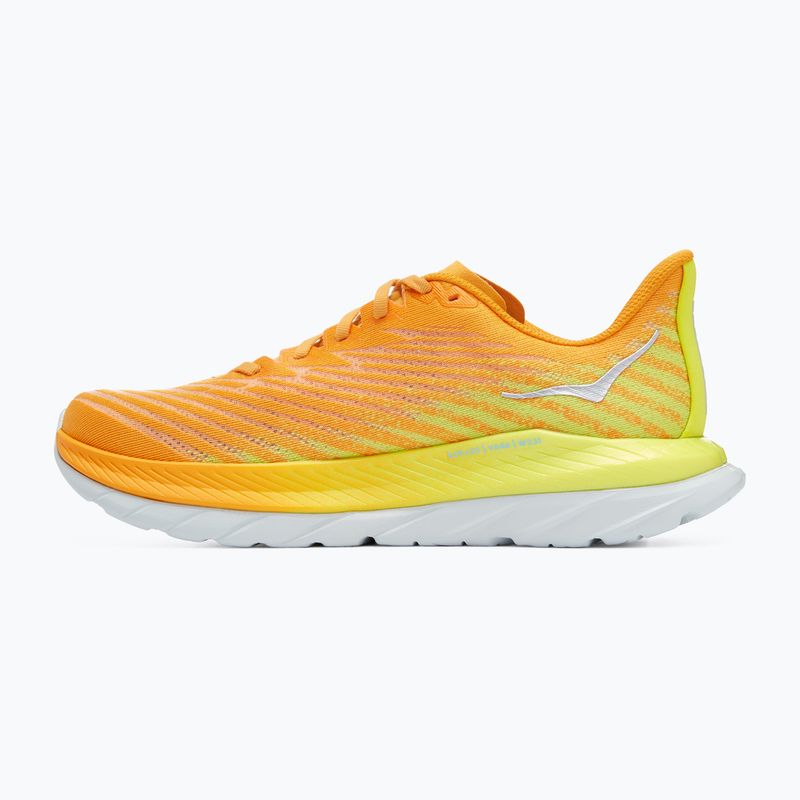 Încălțăminte de alergat pentru bărbați HOKA Mach 5 radiant yellow orange 3