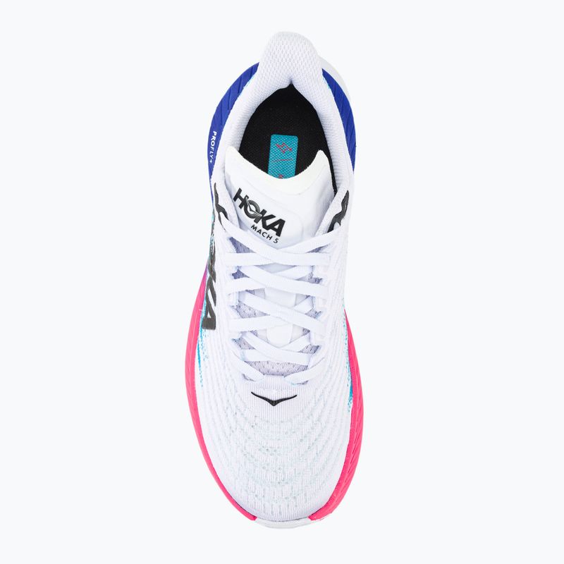 Încălțăminte de alergare pentru femei HOKA Mach 5 white/scuba blue 7