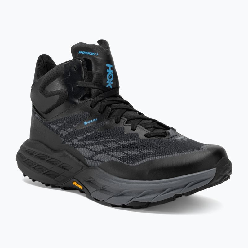 Încălțăminte de alergat pentru bărbați HOKA Speedgoat 5 Mid GTX black/black