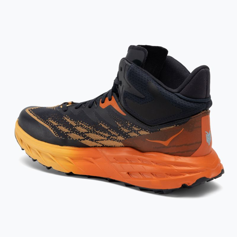 Încălțăminte de alergat pentru bărbați HOKA Speedgoat 5 Mid GTX blue graphite/amber yellow 3