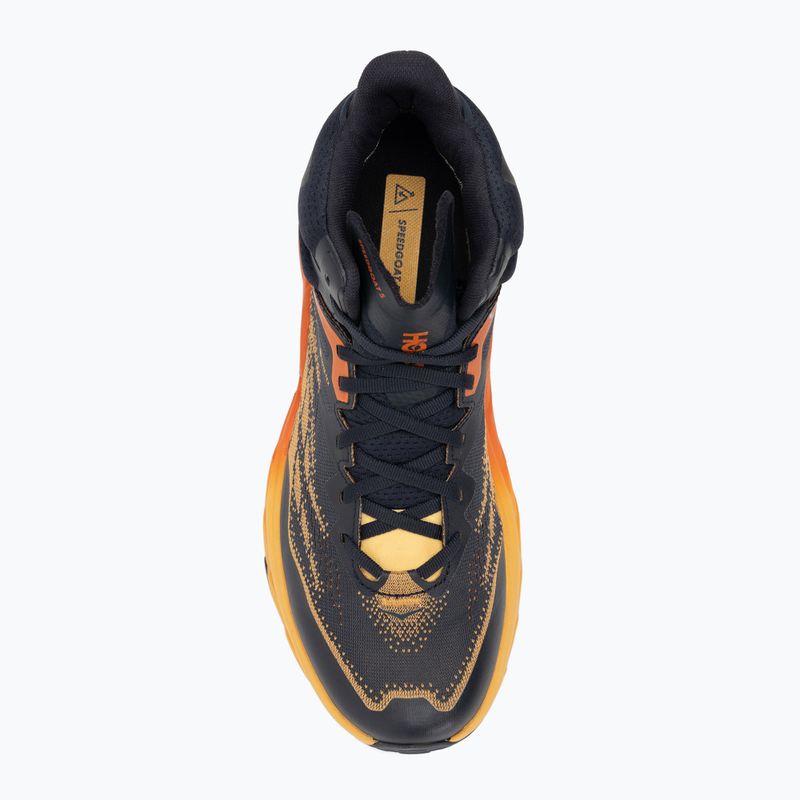 Încălțăminte de alergat pentru bărbați HOKA Speedgoat 5 Mid GTX blue graphite/amber yellow 5