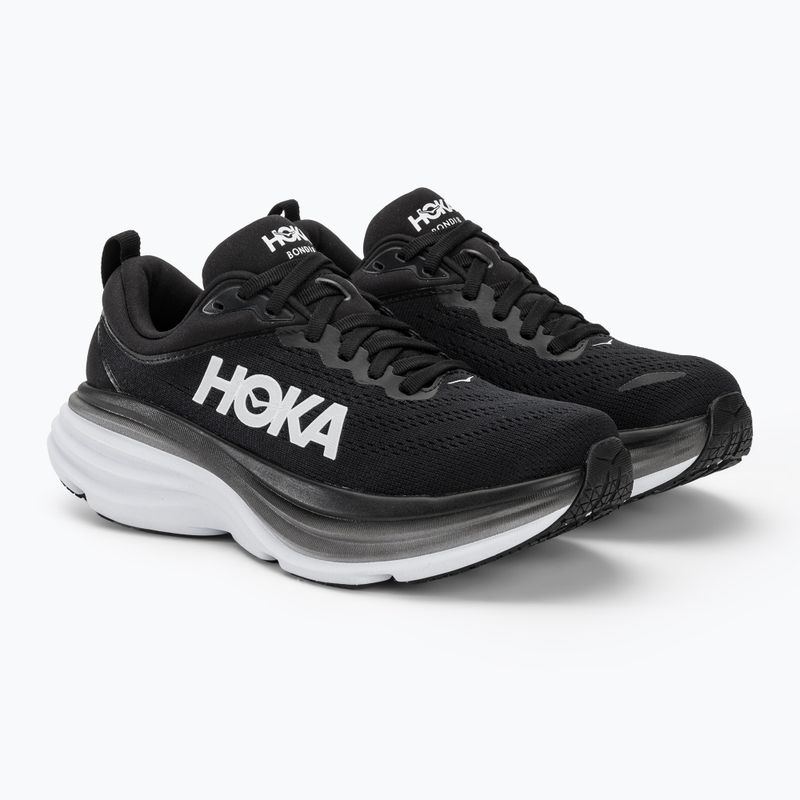 Încălțăminte de alergat pentru femei HOKA Bondi 8 black/white 4