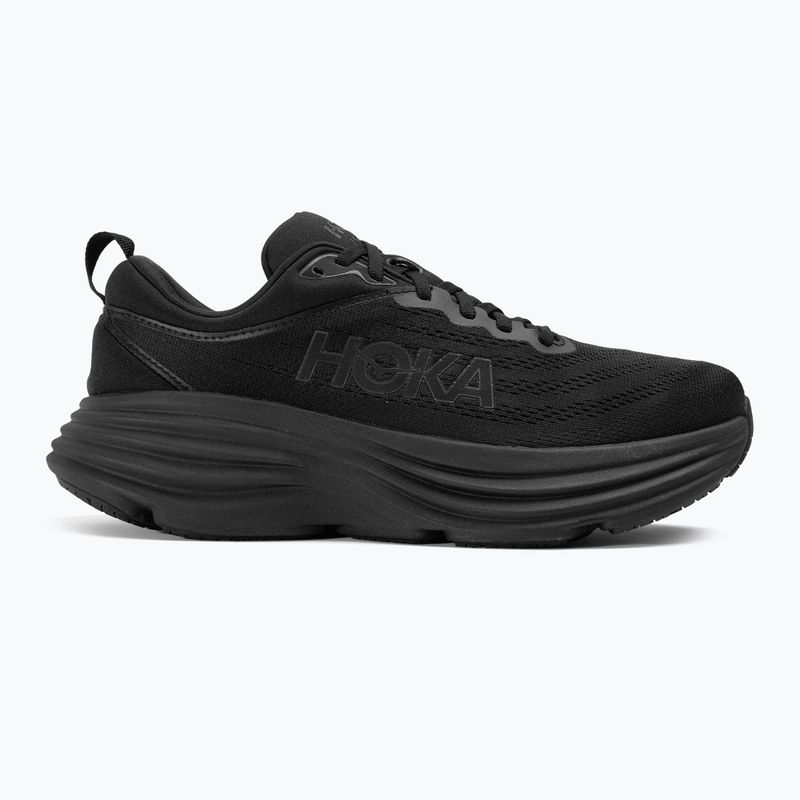 Încălăminte de alergat pentru bărbați HOKA Bondi 8 Wide black/black 2