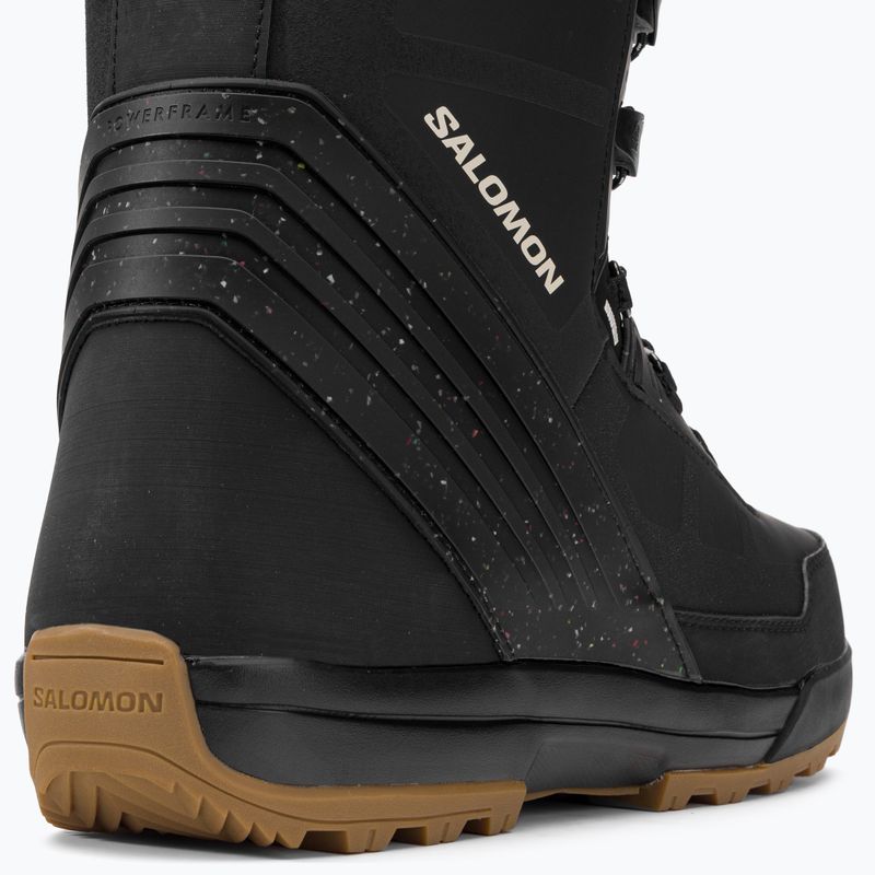 Cizme de snowboard pentru bărbați Salomon Malamute negru L41672300 9
