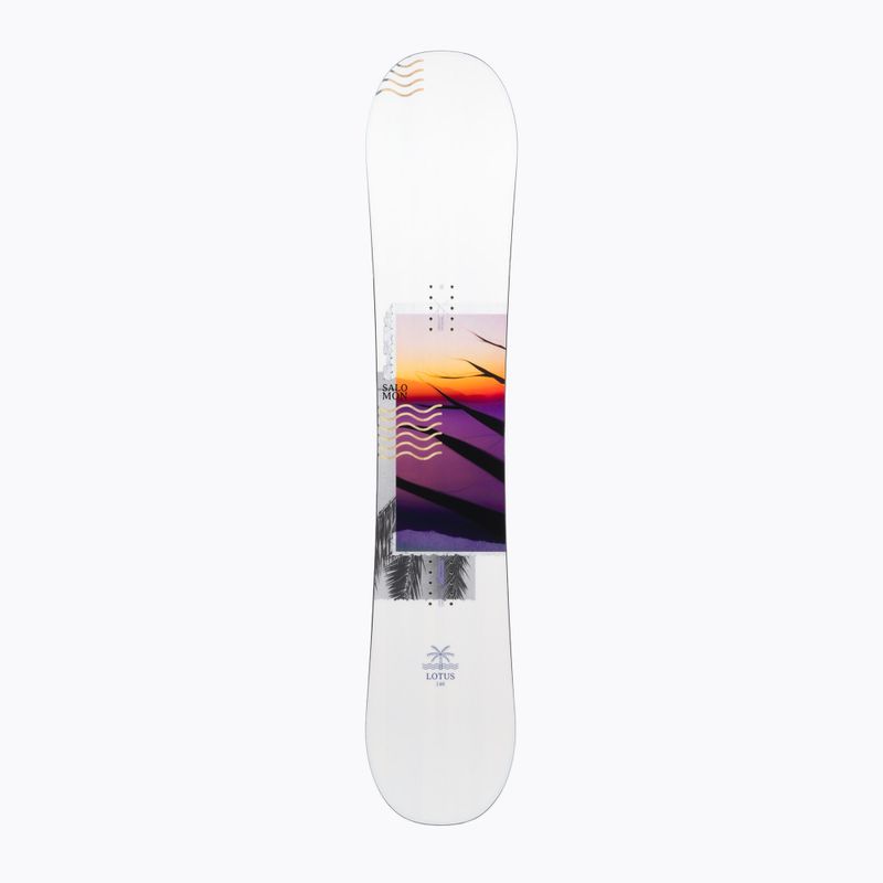 Snowboard pentru femei Salomon Lotus alb L47018600 3
