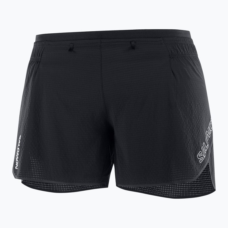 Pantaloni scurți de alergare pentru femei Salomon Sense Aero 5'' deep black / peris 5