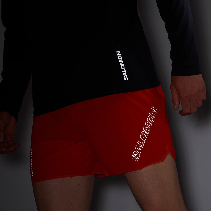 Longsleeve de alergare pentru bărbați Salomon Sense Aero Seamless Tee deep black 5